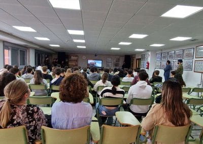 Conferencia en un colegio de Illescas