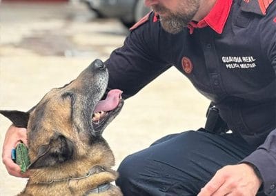 Uno de nuestros binomios caninos