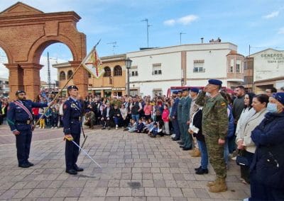 Novedades al coronel jefe tras el acto militar de Sonseca