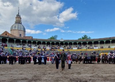 El Núcleo de Exhibiciones del Grupo de Escoltas participante en Talavera de la Reina