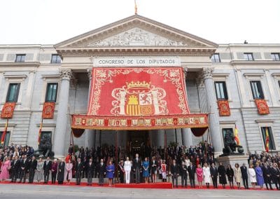 Aspecto del Congreso de los Diputados durante el acto de jura de la Constitución. Foto: Casa Real