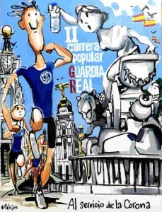 Cartel II Carrera Popular Guardia Real