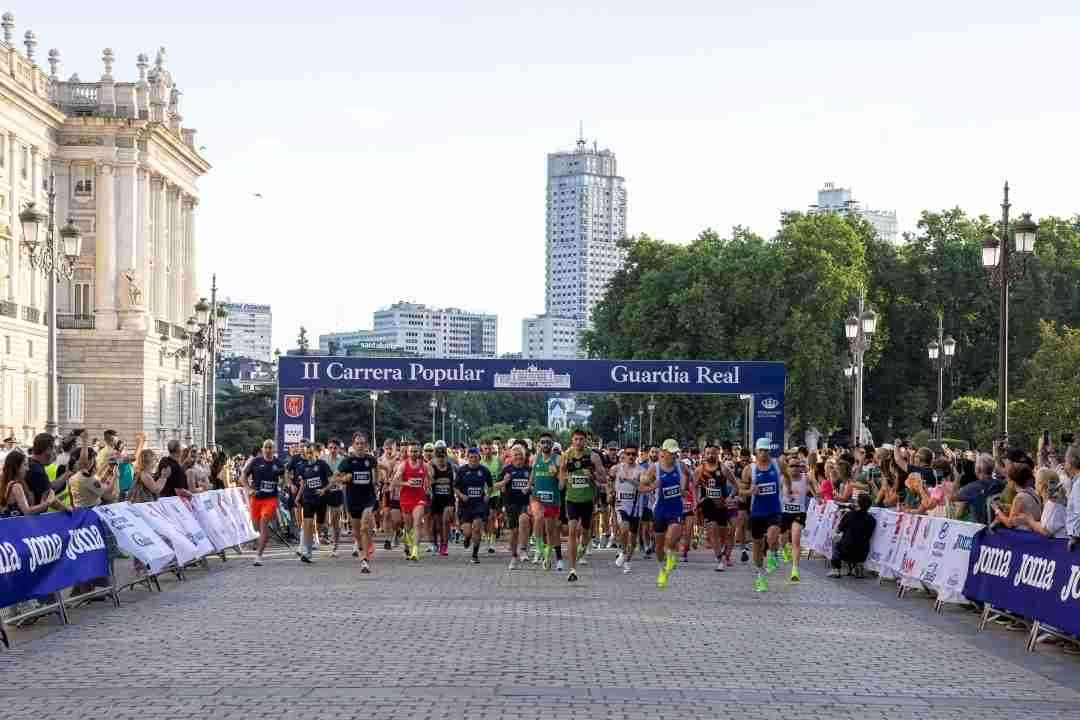 Instantes iniciales de la II Carrera Guardia Real